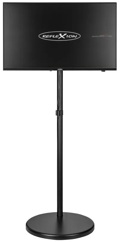 Reflexion LDDX32IBT BLACK LED-Fernseher (80 cm/32 Zoll, Full HD, Smart-TV, powered by webOS (LG), DC IN 12 Volt / 24 Volt, Netzteil 230 Volt, integrierter DVD-Player)