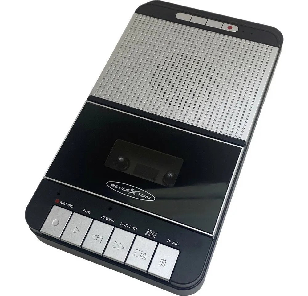 Reflexion Reflexion Tragbarer Kassettenspieler MP3 Schwarz, Grau tragbarer CD-Player
