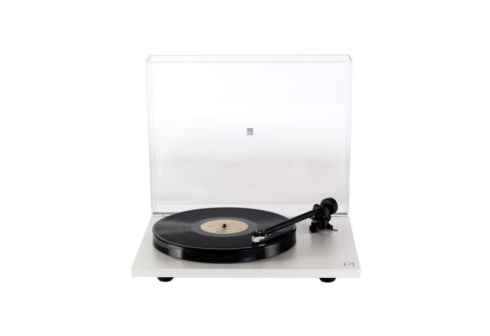 rega Rega Planar 1 Plattenspieler Version 2021 verschiedene Farben Plattenspieler (Riemenantrieb, nicht zutreffend, Plug-and-Play, 2 Geschwindigkeiten,mit Abdeckhaube/Deckel)