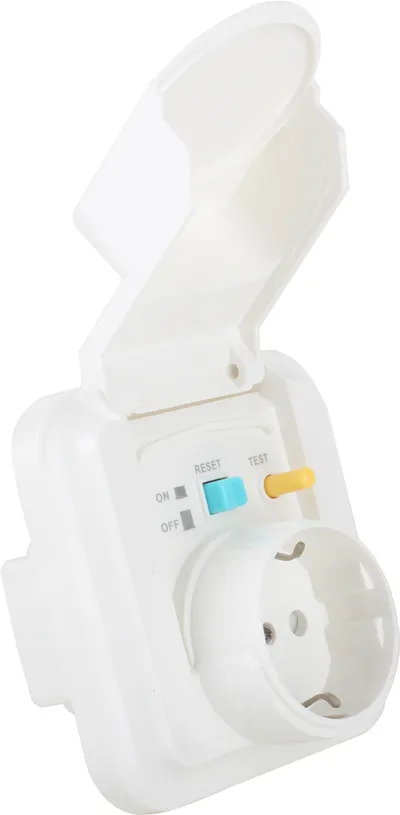 RELTECH Fehlerstromsteckdose, 230 V~, 16 A, 30mA
