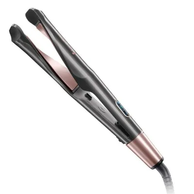 Keramik-Turmalin 2-in-1-Glätteisen Remington S6606 230ºC 5 Temperaturstufen Abschaltautomatik Schwarz Bronze