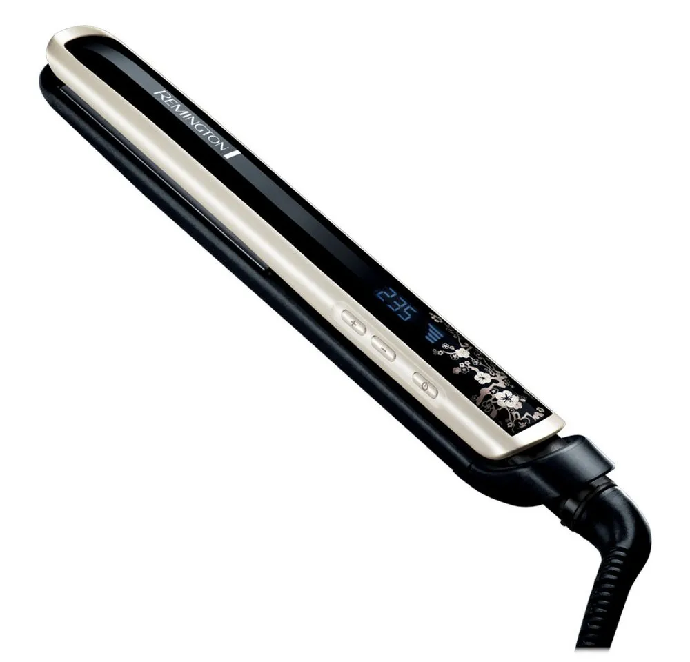 Remington Glätteisen Pearl S9500 Keramik, Professionell, Keramikbeschichtung mit echten Perlen, LCD display