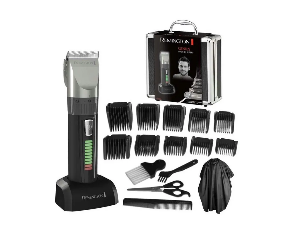 Remington Haarschneider REMINGTON Haarschneider Set HC5811 Genius, mit Koffer