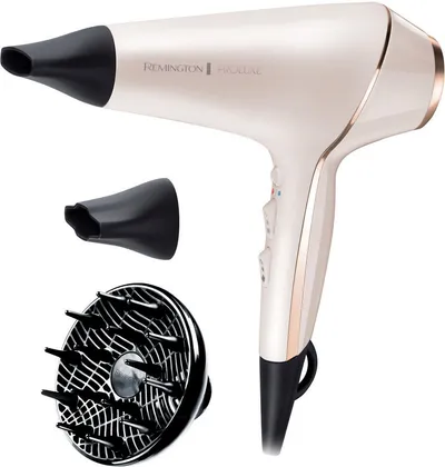 Remington Haartrockner PROluxe (AC9140), 2400 W, Profi, mit Ionenpflege, OPTIheat-Technologie und langlebigem AC-Motor