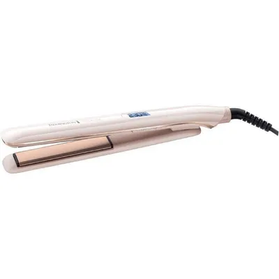 Keramik-Glätteisen Remington ProLuxe S9100 230ºC 9 Temperaturstufen Abschaltautomatik Display Weiß Beige