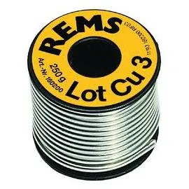 Rems 160200 R 160200 250 g Spule Weichlot-Draht Sn97Cu3