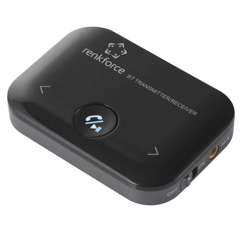 Renkforce Bluetooth Audio-Sender und -Empfänger mit Batterie RF-5087932 Bluetooth-Adapter, integrierter Akku