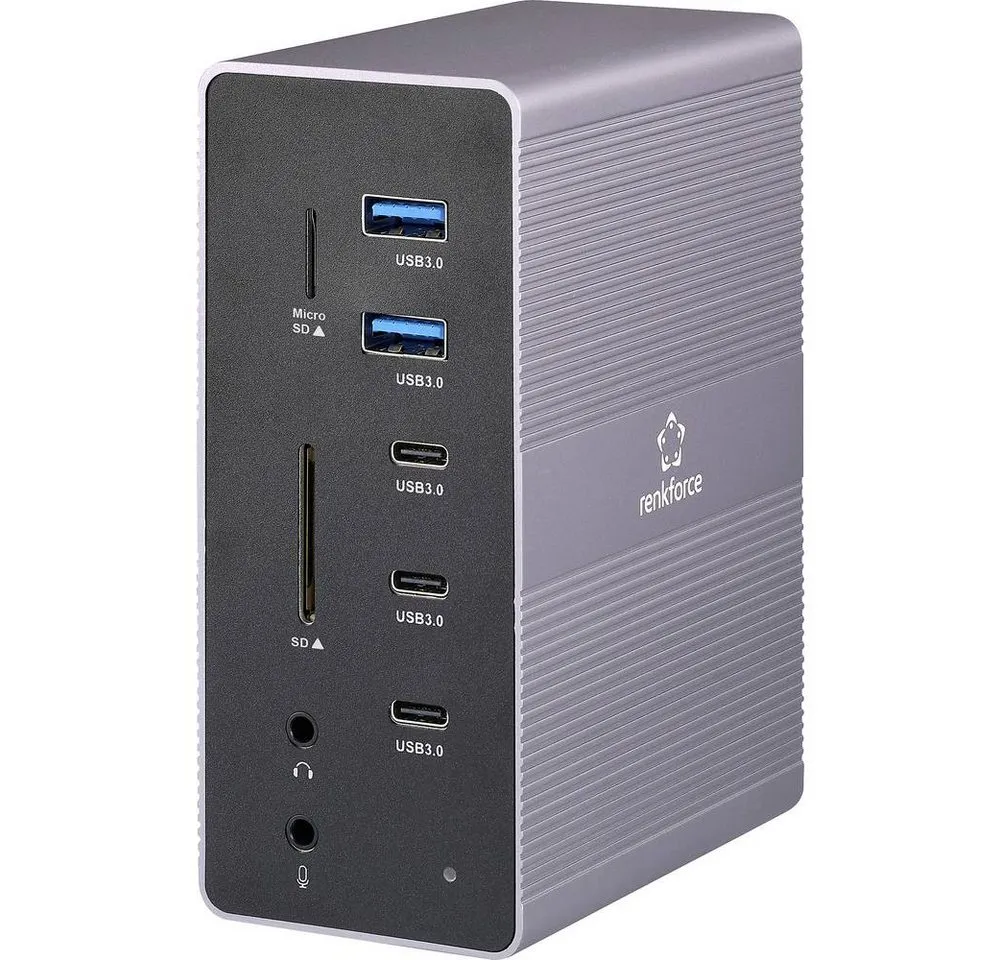 Renkforce Laptop-Dockingstation USB-C® Dockingstation RF-DKS-910 Passend für Marke Dockingstations: