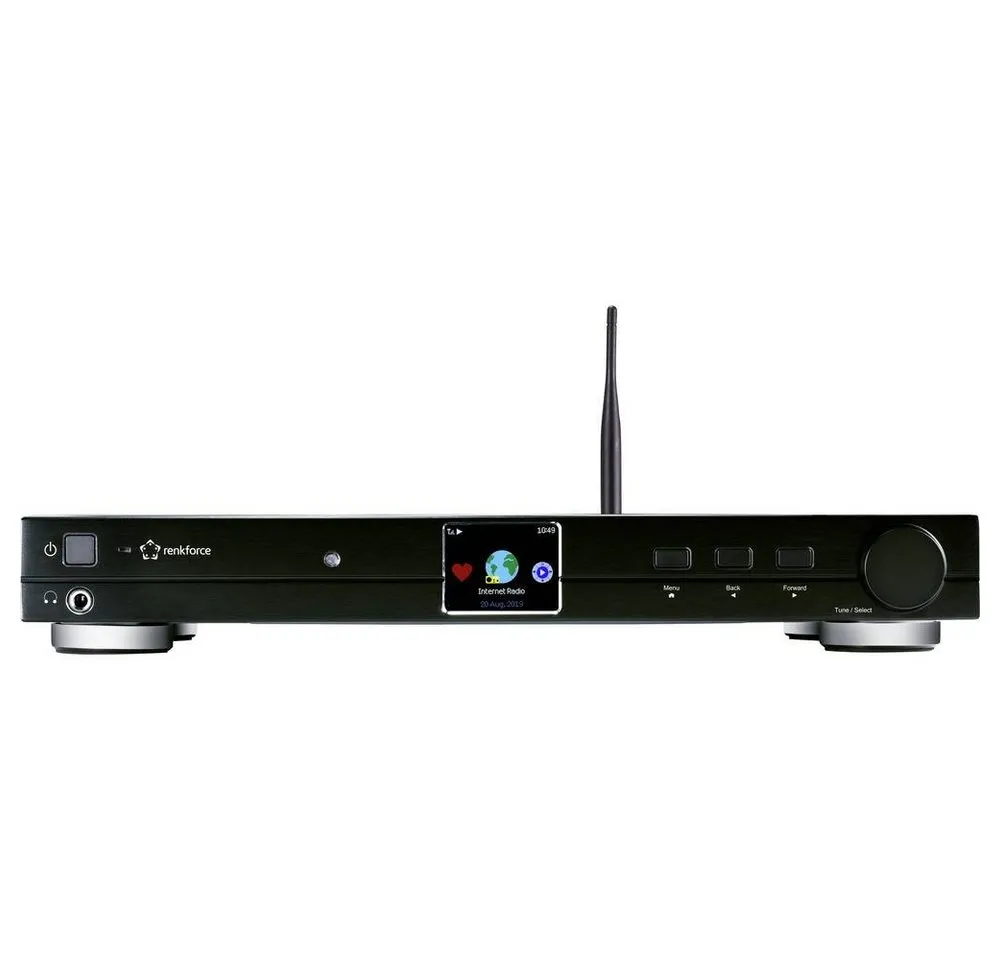 Renkforce RF-DAB-IR 1700 HiFi Tuner DAB+, UKW, Internetradio MA-20 Radio (DLNA-fähig)
