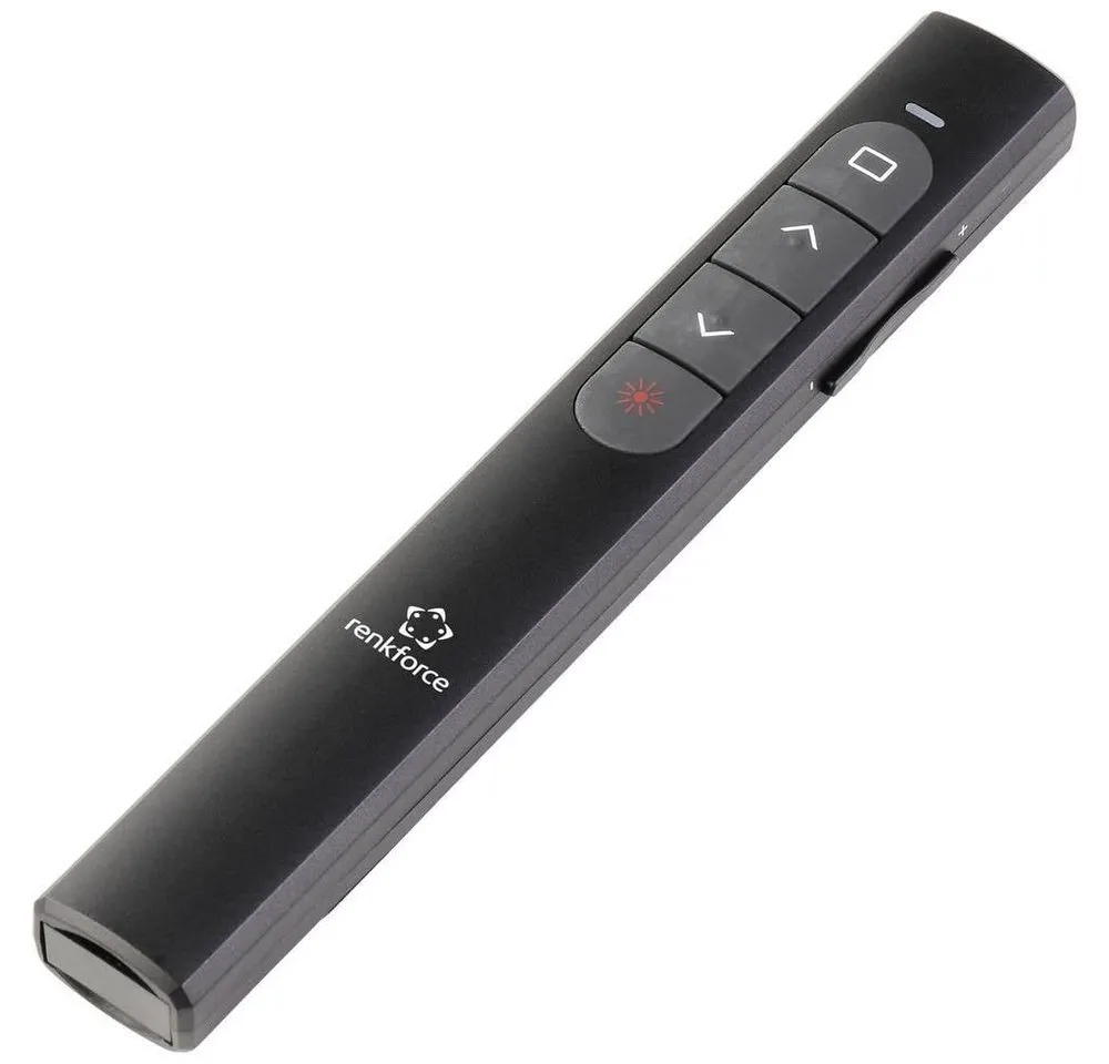 Renkforce RF-PLP-201 2.4G Presenter mit Laser-Pointer RF-5253052 Presenter (inkl. Laserpointer)