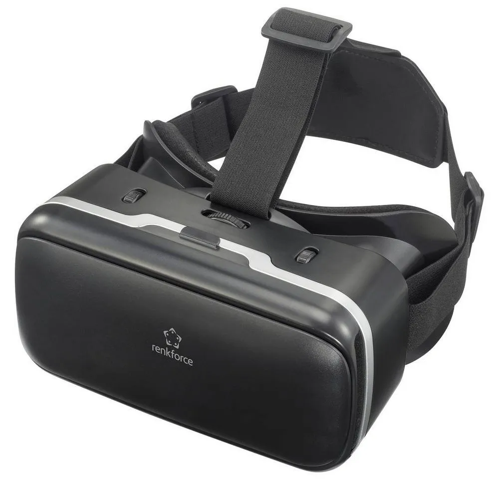 Renkforce VR-Brille für Smartphones mit Taster RF-5051786 Virtual-Reality-Brille