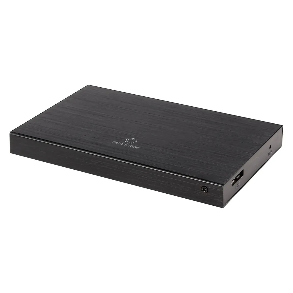 Renkforce 6.35 cm (2.5”³) SATA Festplattengehäuse USB 3 Alu