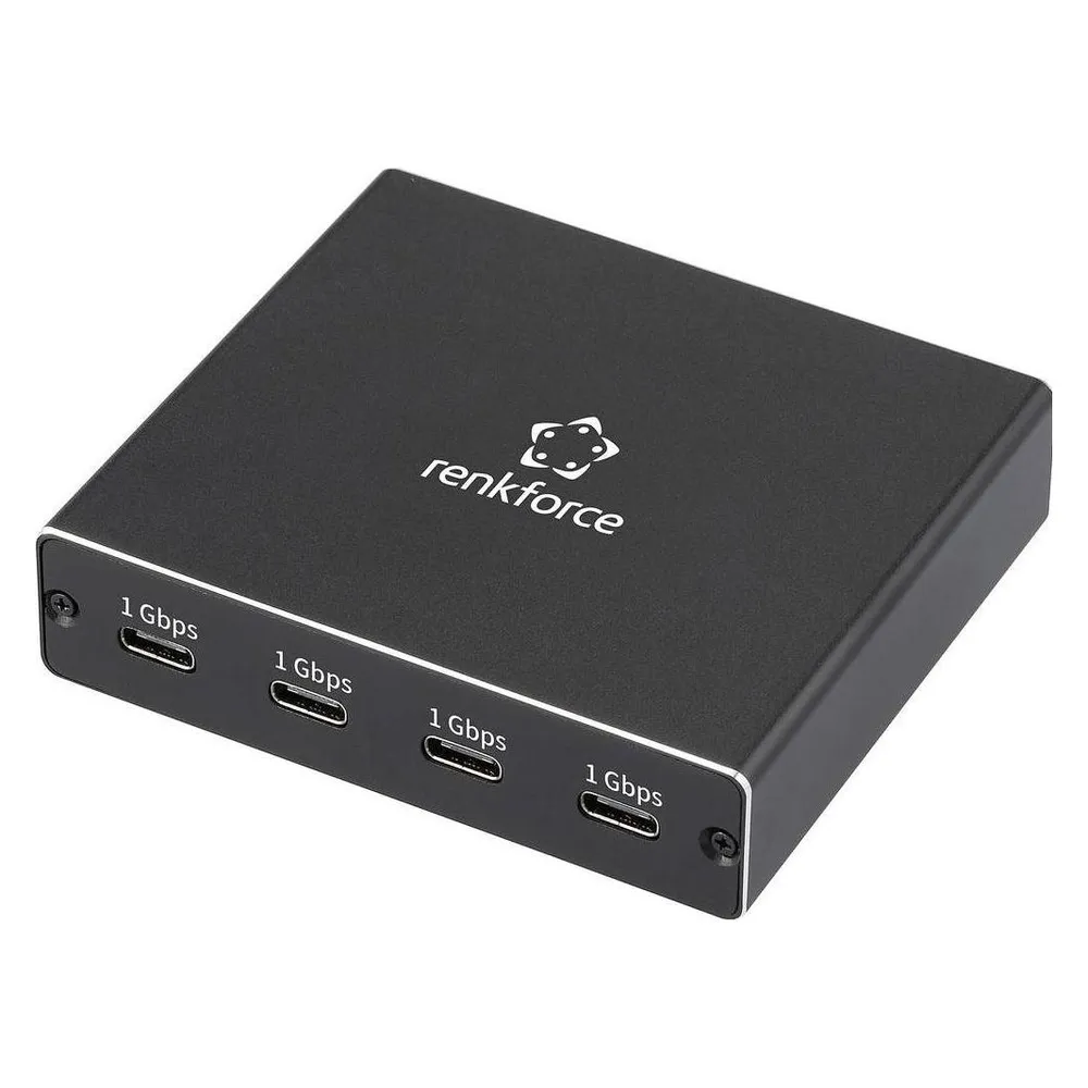 Splitter USB-A zu USB-C Renkforce 4 Ports Gigabit Ethernet