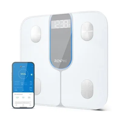 Körperanalysewaage Renpho Elis 1C Bis 182,5 kg 13 Parameter Bluetooth Wi-Fi