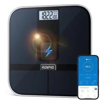 Körperanalysewaage Renpho Elis Solar 2 Schwarz 13 Parameter Wi-Fi Bluetooth