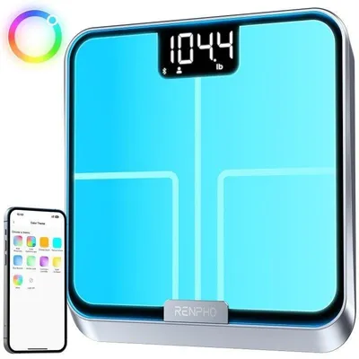 Körperanalysewaage Renpho PEU-R-A017 Bis 160 kg 6 Parameter Bluetooth LED