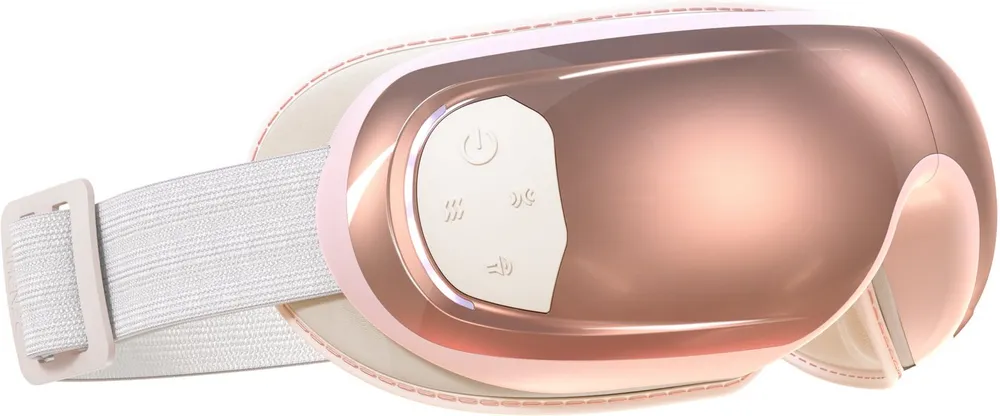 RENPHO Gesichtsmassagegerät Renpho Eyeris 3 Eye massager G010V, Sprachgesteuertes Pflegeerlebnis mit Wärme, Kühlung und Akupressur