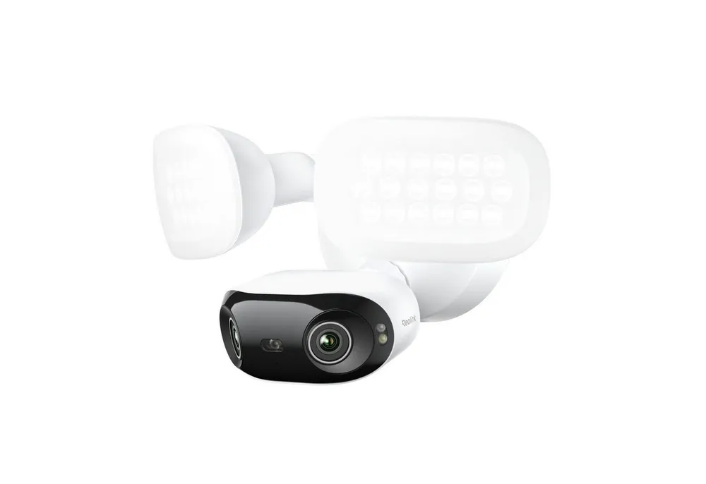 Reolink Elite Pro Floodlight PoE, 16MP 180° PoE Outdoor Überwachungskamera Securitycam (2800 Lumen, Smart-Erkennung, Panorama, Dual-Objektiv)
