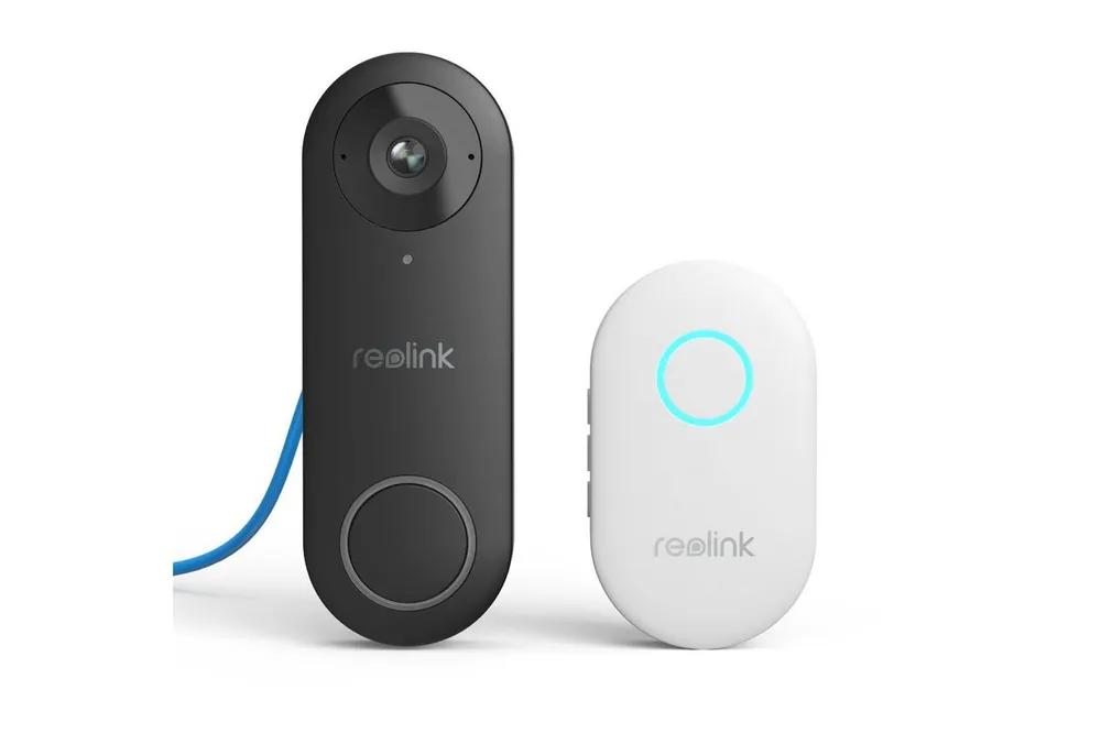 Reolink Smart Home Türklingel Video Doorbell PoE 5MP (Außenbereich, Gegensprechfunktion,180° Ultraweitwinkel,Personenerkennung,IP65)