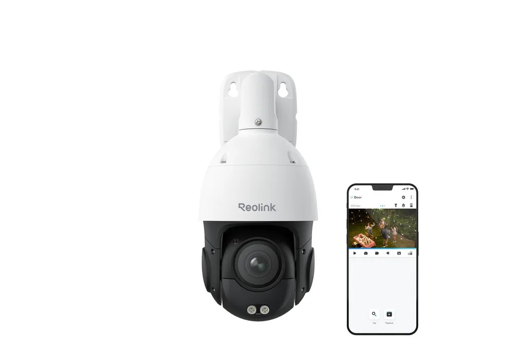 Reolink Überwachungskamera 4K PoE-Kamera 16X optischer Zoom (Außenbereich, 1-tlg., Personen-/Fahrzeug-/Tiererkennung, 2-Wege-Audio)