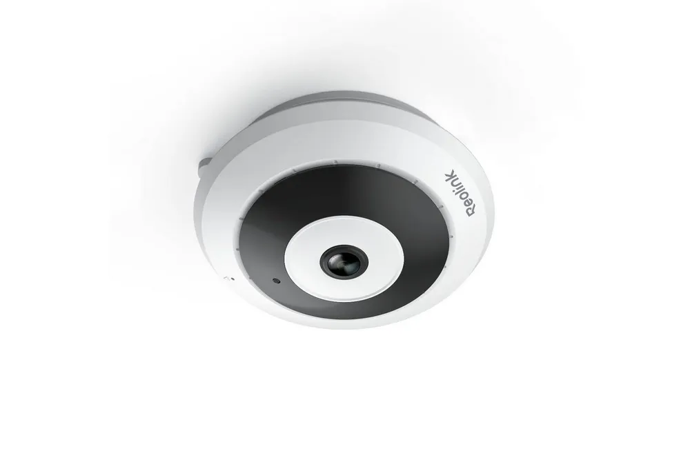 Reolink Überwachungskamera 6MP 360° Panorama PoE Fisheye-Kamera (Innenbereich, 3K,Bewegungserkennung,Personenerkennung,2-Wege-Audio)