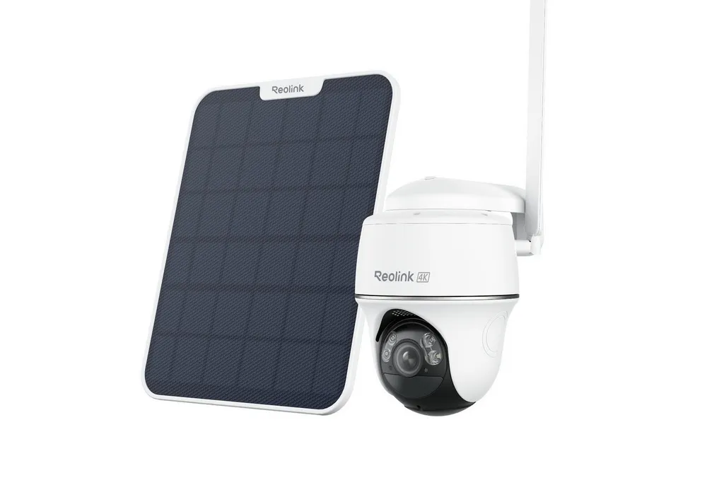 Reolink Überwachungskamera Akku Go PT Ultra+Solarpanel 4G LTE (Außenbereich, 8MP,4K,Intelligente Erkennung,355°&140° PTZ)