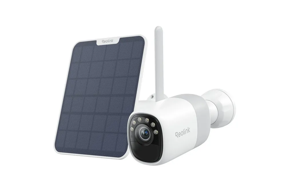 Reolink Überwachungskamera Altas mit Solarpanel (Außenbereich, Innenbereich, 4MP, ColorX-Nachtsicht, 5/2,4 GHz WLAN,10s Voraufzeichnung,20Ah Akku)