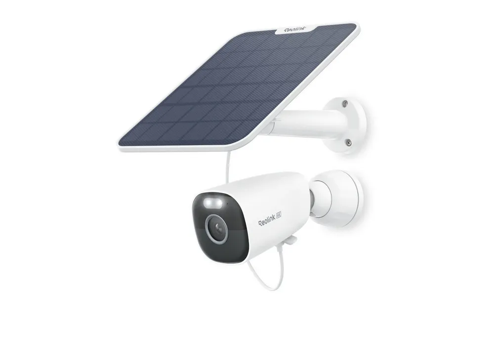 Reolink Überwachungskamera Argus Eco Ultra+Solarpanel WLAN Akku (Außenbereich, Innenbereich, 4K 8MP,Farbnachtsicht, Smarte Erkennung, 5/2,4GHz)