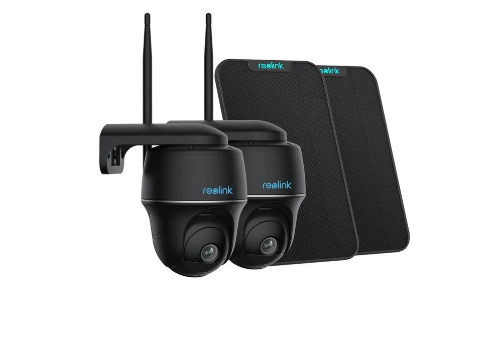Reolink Überwachungskamera Argus PT Pro+Solarpanel 4MP Akku WLAN IP (2,4/5GHz WiFi,Personen-/Fahrzeugerkennung, PIR-Sensor, 2-Wege-Audio)