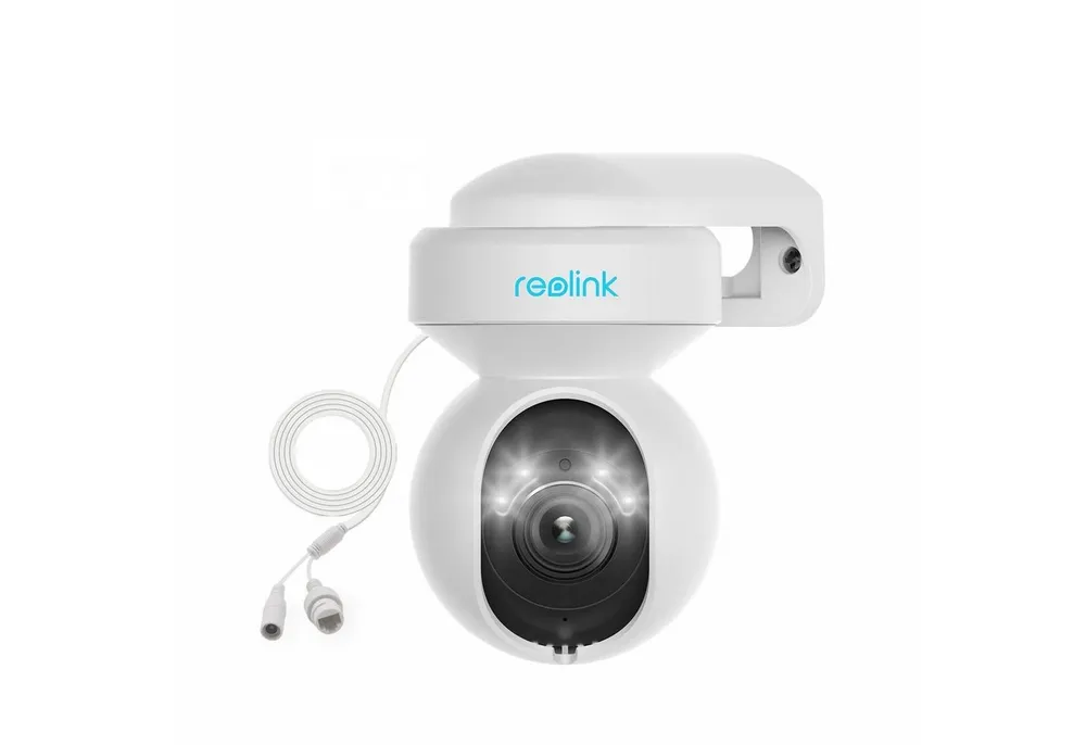 Reolink Überwachungskamera E1 Outdoor 5MP PTZ 2.4/5G WLAN IP (Außenbereich, 1-tlg., Personen- & Autoerkennung,Farbige Nachtsicht,Auto-Tracking Zoom)