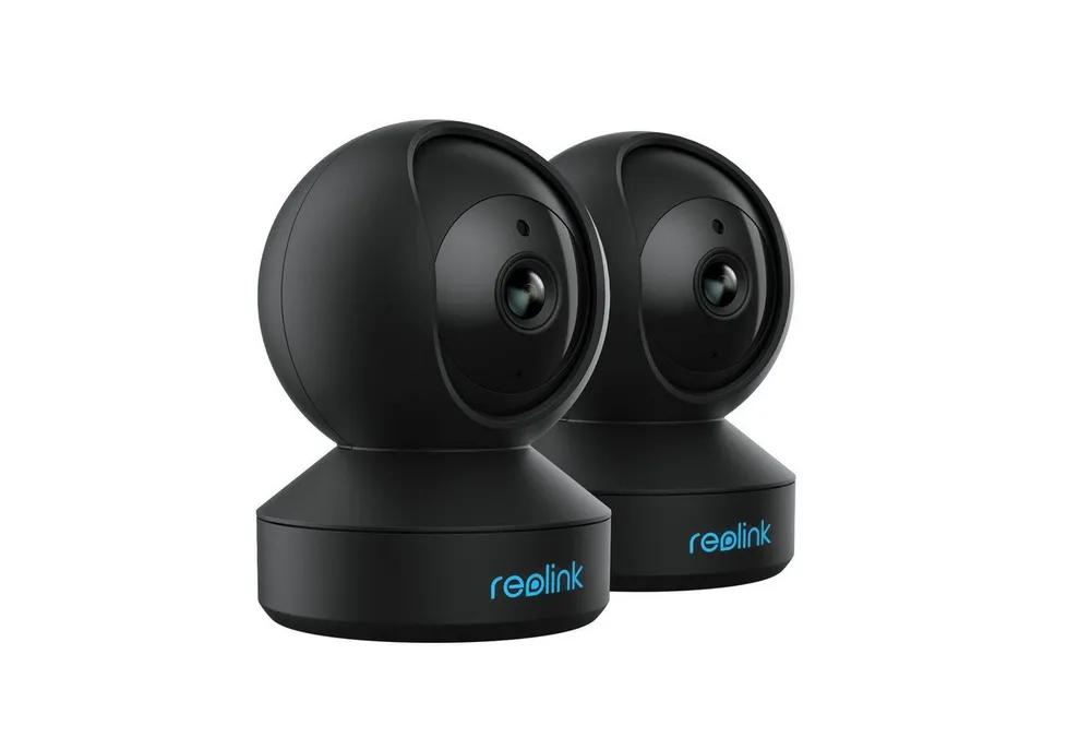 Reolink Überwachungskamera E1 Pro-2 Pack 4MP 355° Schwenk & 50° Neigung PT Indoor Dualband (Innenbereich, Automatische Verfolgung, BabyMonitor, Personen/Haustiere erkennen)