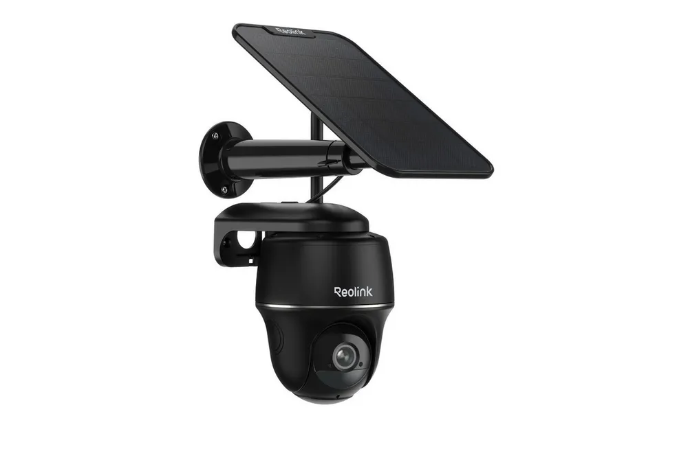 Reolink Überwachungskamera PTCam ProHD 5MP mit Solarpanel, 2,4/5GHz WLAN (Außenbereich, 1-tlg., 2K+,PIR-Erkennung,IR-Nachtsicht,Solarbetrieben,Zwei-Wege-Audio)