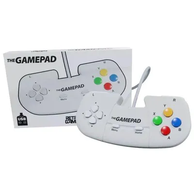 Gamepad Retro Games Limited THE GAMEPAD White USB 8 Tasten Ergonomisch
