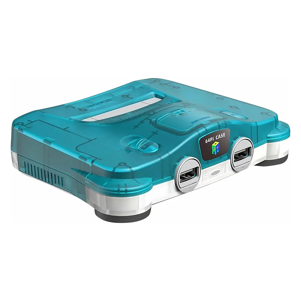 Gehäuse Retroflag 64PICASE Blau Lüfter für Raspberry Pi 5