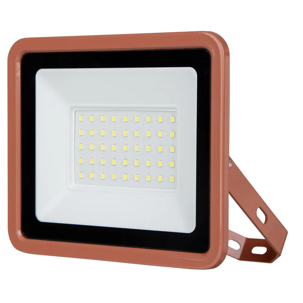 REV LED-Fluter Eco+, 30W, 6500K, 2550lm, kaltweiß, IP65, terracotta