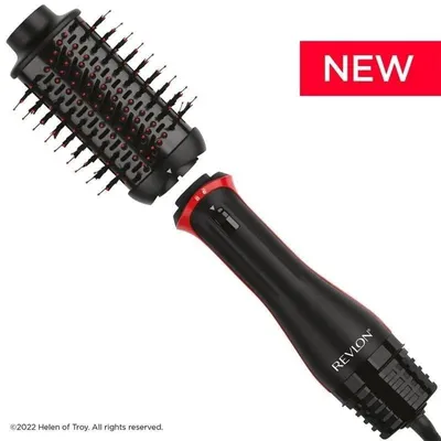 Föhn Bürste Revlon RVDR5298E Ionen Keramik Turmalin 3 Temperaturstufen Schwarz