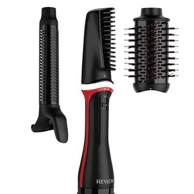 Multi-Haarstyler Revlon RVDR5333E 1100 W Keramik 4 Temperaturstufen 3 Aufsätze Schwarz Rot