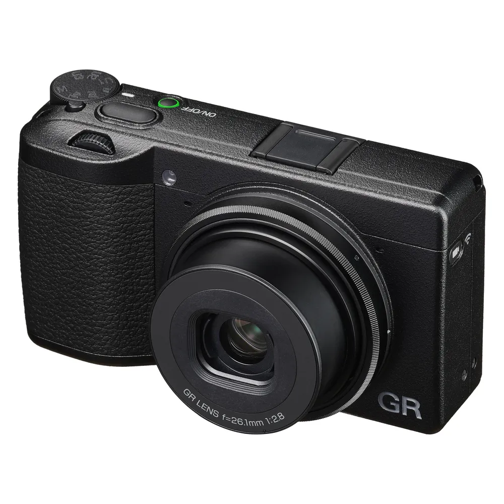 Kompaktkamera Ricoh GR IIIx 24MP Optischer Zoom WLAN Bildstabilisierung Grau