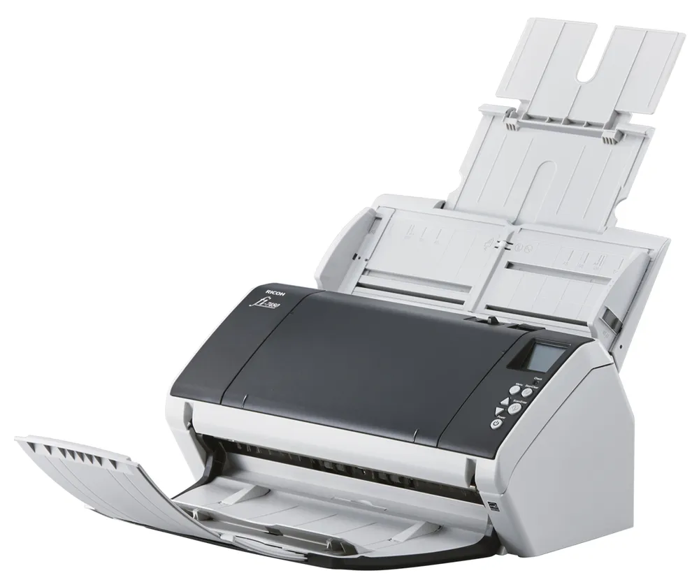 Scanner Ricoh fi-7480 A3 Duplex 80 ppm 600 x 600 DPI LCD USB 3.2