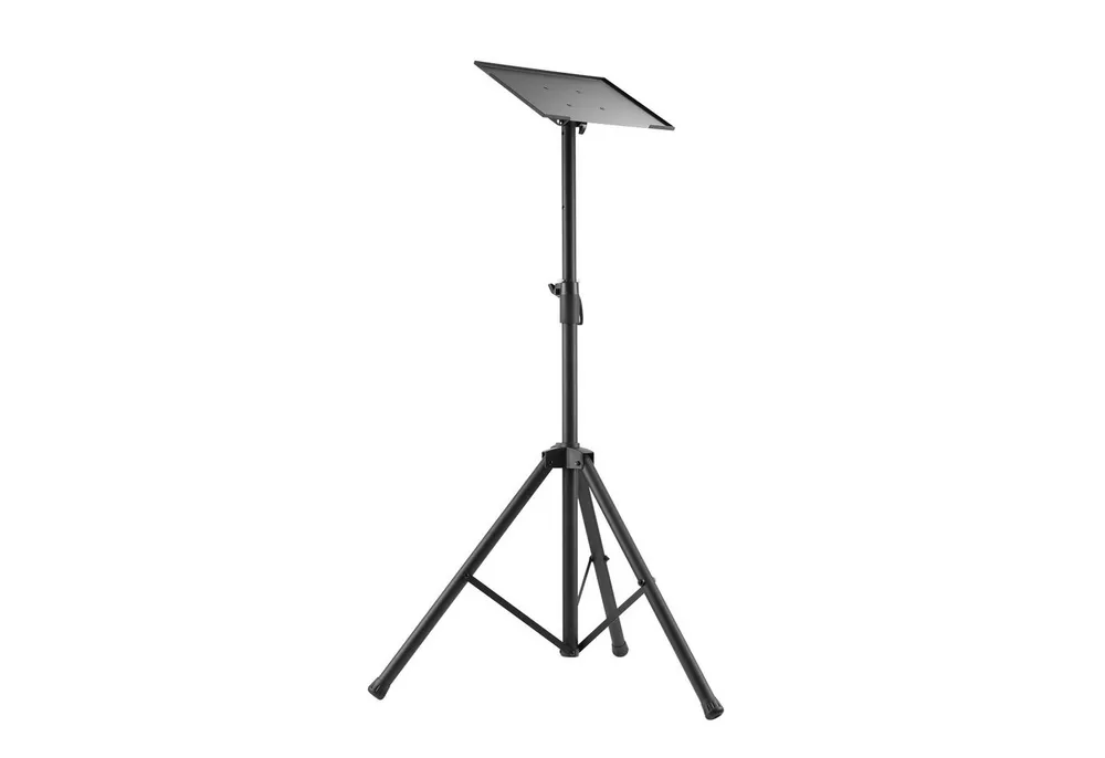 RICOO Halterung Beamerständer Monitor-Halterung Laptopständer Tripod CZ0900, (bis 32 Zoll, VESA 75x75 bis 100x100, 1-tlg., 13-32 Zoll (33-81cm) Bildschirm-Diagonale, 15 kg Belastbarkeit, Ablagefläche 40 x 30cm, Neigbar +90/-0°, Höhenverstellbar 1080-1780 mm)