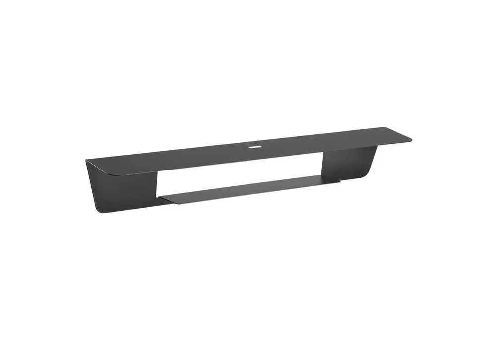 RICOO Soundbar-Halterung Soundbar Wandhalterung für alle Soundbards LH059-B, (1 Stk. Soundbar Wandhalterung schwaz, 1-tlg., 1x Universalhalterung unter dem TV oder über dem Fernseher, Soundbar Wandhalterung 10 kg Belastbarkeit, Wandabstand 153mm)