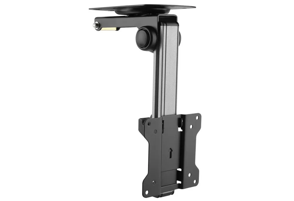 RICOO TV-Deckenhalterung TV Deckenhalter 13"-33" bis 20Kg für LCD / LED / Plasma Monitor D0111, (bis 33 Zoll, VESA 75x75 bis 100x100, 1-tlg., sufenlos ein- / ausklappbar, Frontplatte in der Höhe verstellbar, für Decke Dachschräge, +/-45° schwenkbar, von 165 - 270mm ausziehbar)