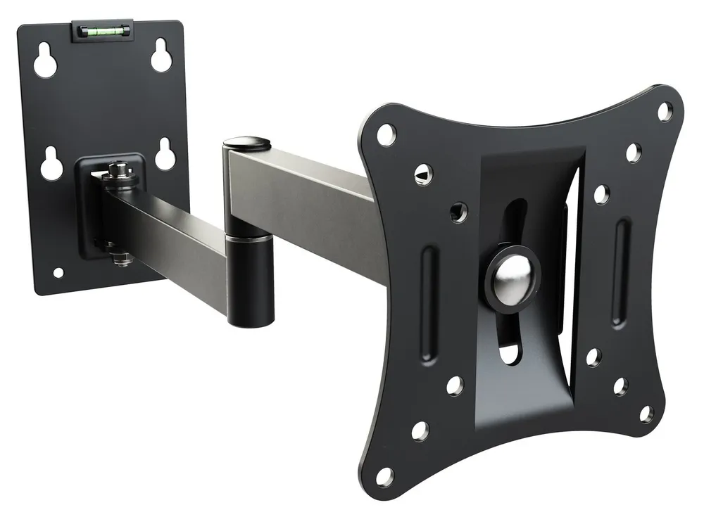 RICOO TV-Wandhalterung Monitor TV Wandhalterung 13"-29" bis 20 Kg schwenkbar R02-11, (bis 29 Zoll, VESA 50x50 bis 100x100, 1-tlg., ausziehbar neigbar schwenkbar 13 Zoll / 33cm bis 29 Zoll / 74 cm, bis 30° Neigung, bis zu 180° Schwenkung, Fernseher Halter universal)
