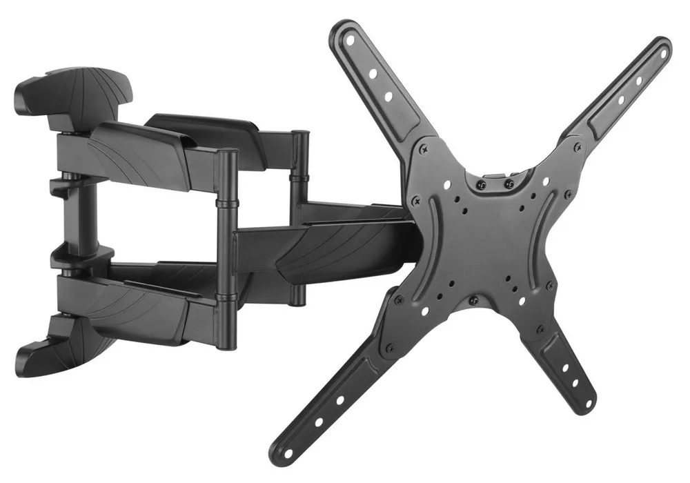 RICOO TV-Wandhalterung S5044, (bis 55 Zoll, VESA bis 400x400, 1-tlg., schwenkbar neigbar ausziehbar Fernseher Halter universal VESA 400x400)