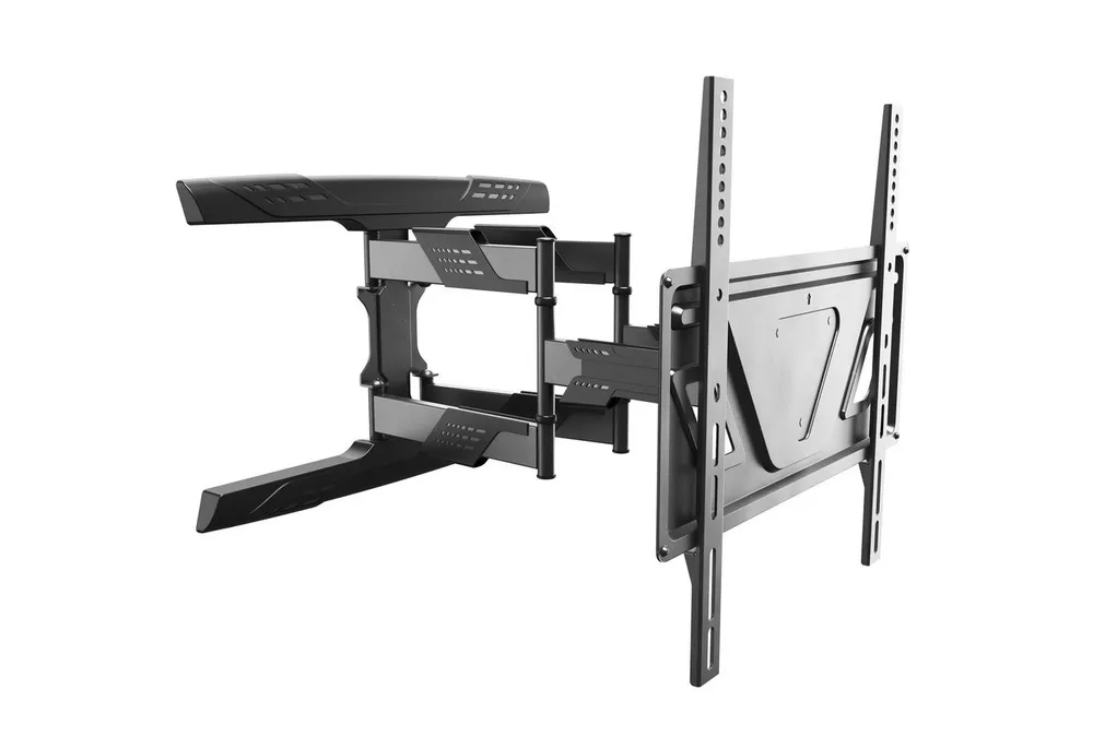 RICOO TV-Wandhalterung TV Wandhalterung Schwenkbar & Neigbar für 32-65 Zoll S9544, (bis 65 Zoll, VESA 200x200 bis 400x400, 1-tlg., 45Kg Aufnahme, 32" bis 65" (81-165 cm) Bildschirm Diagonale, bis +15°/-7 Neigung, bis 120° Schwenkung +/-3° Drehung Monitor Halter)