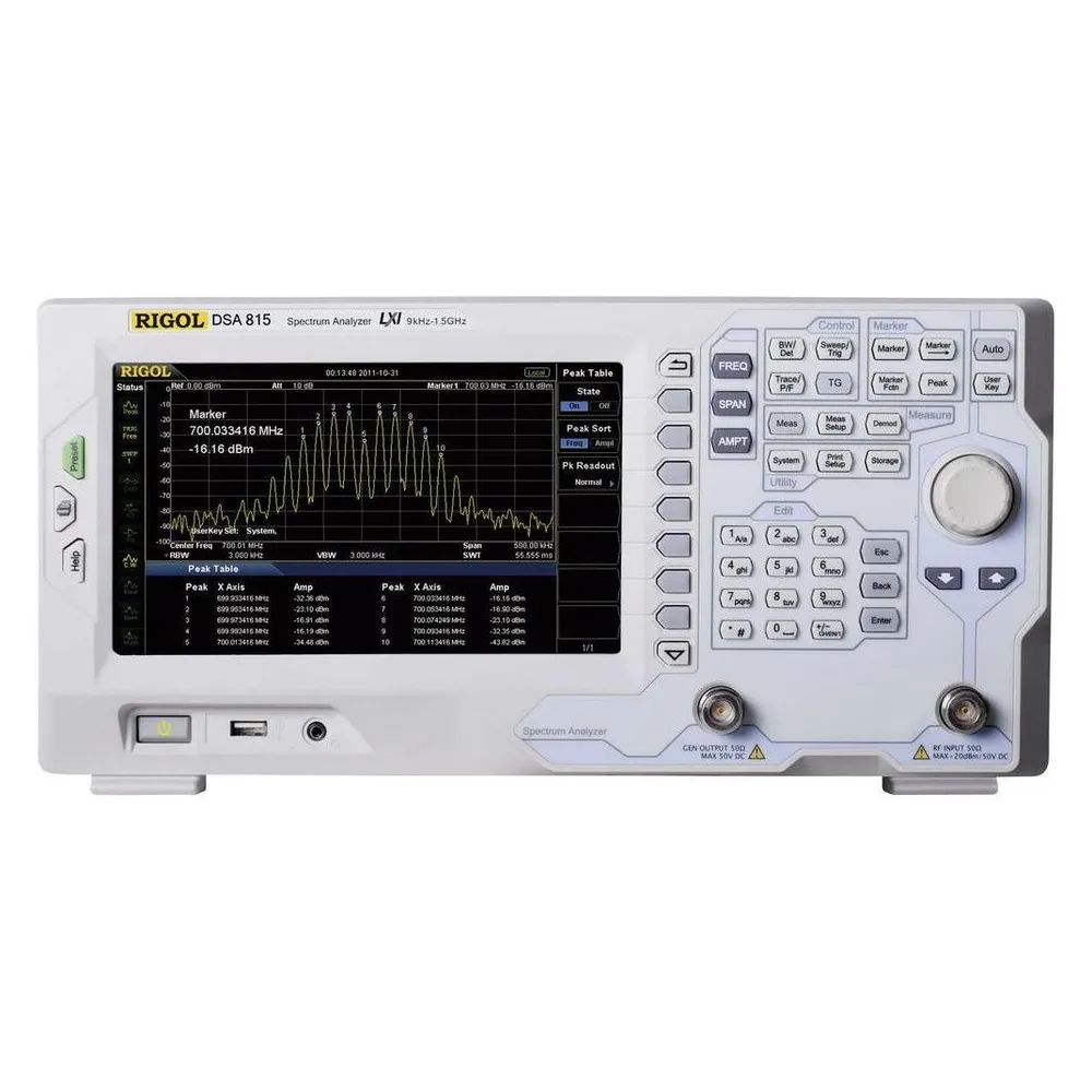Rigol DSA815-TG Spektrum-Analysator mit Tracki