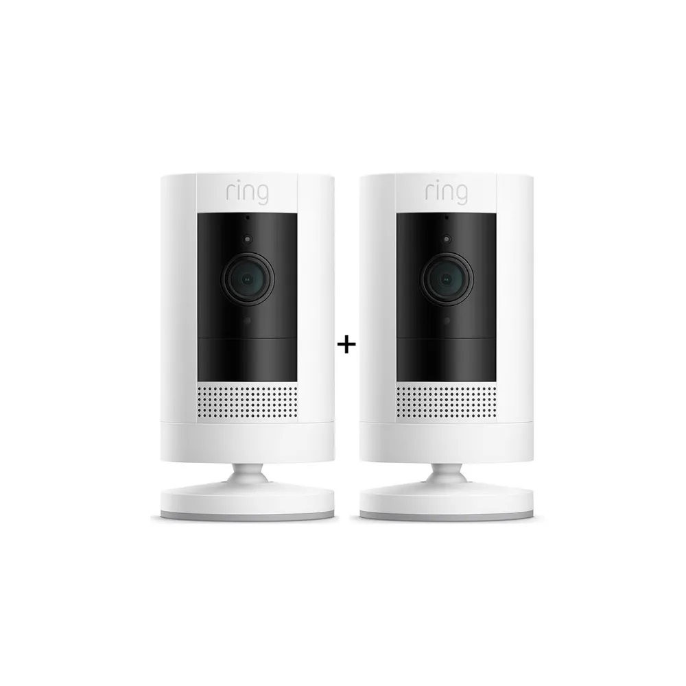 Ring Stick Up Cam Battery 2er-Set - Überwachungskamera für den Innen- und Außenbereich Gen. 3