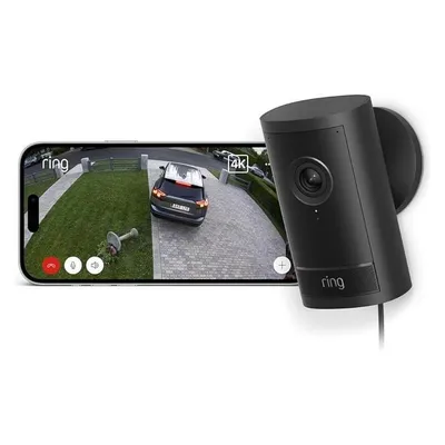 Ring Outdoor Camera Pro Stecker Schwarz