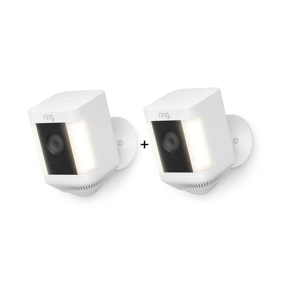 Ring Spotlight Cam Plus Battery - 2er-Set