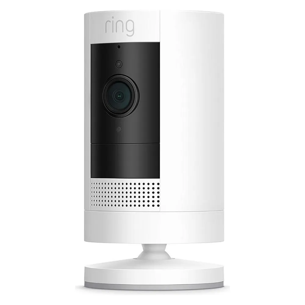 Ring Stick Up Cam Battery - Überwachungskamera für den Innen- und Außenbereich - Weiß